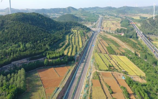 山東高速青蘭線平陰段園林景觀工程