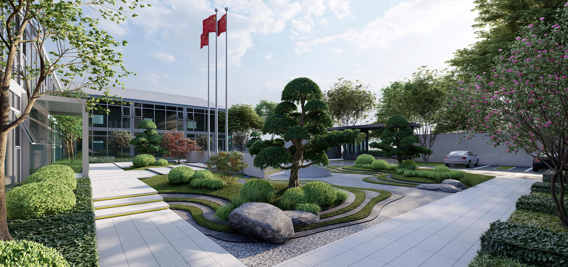 北京京唐高鐵中鐵十四局項(xiàng)目部景觀(guān)設(shè)計(jì)