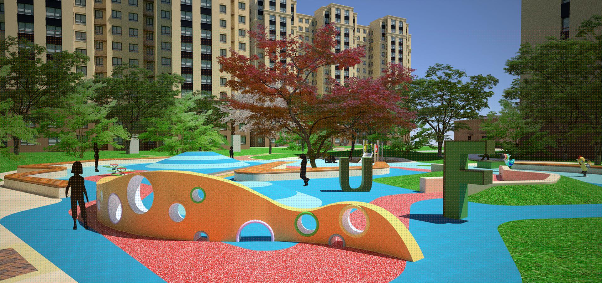 后沙峪中鐵諾德花園景觀(guān)設(shè)計(jì)